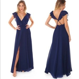 Yumi Kim Full Bloom Maxi Dress in Blue